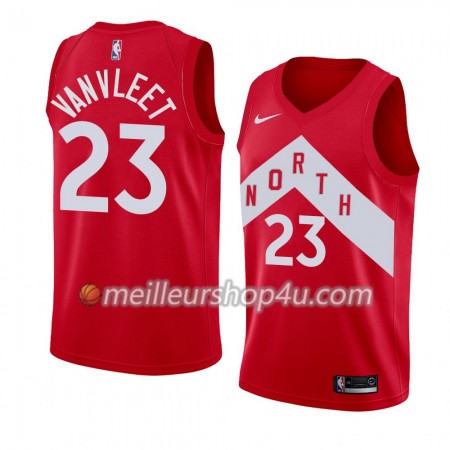 Maillot Basket Homme Toronto Raptors Fred Vanvleet 23 2018-19 Nike Rouge Swingman